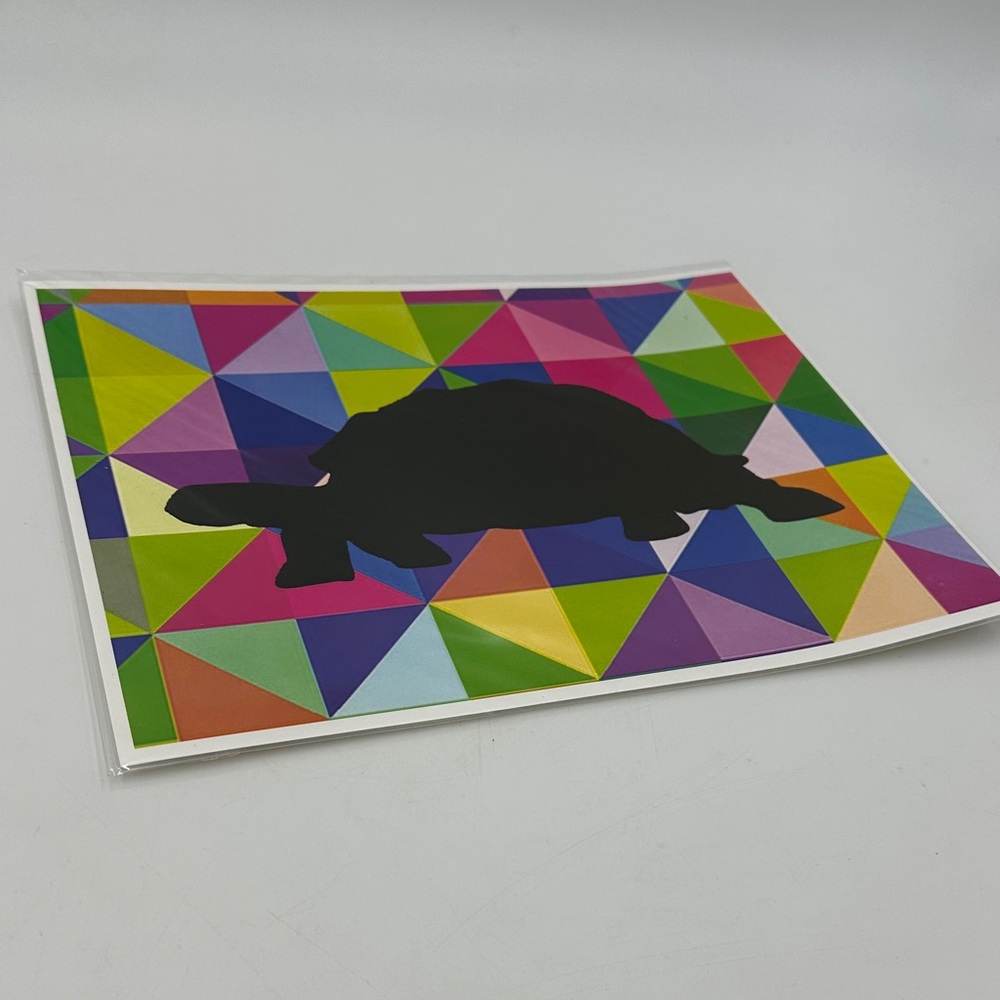 Tortoise Abstract Print